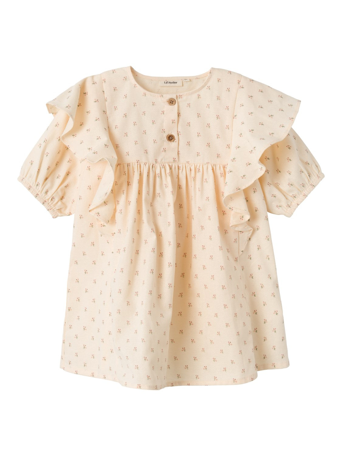 Lil Atelier Mini | Famaja Loose Dress - Turtledove