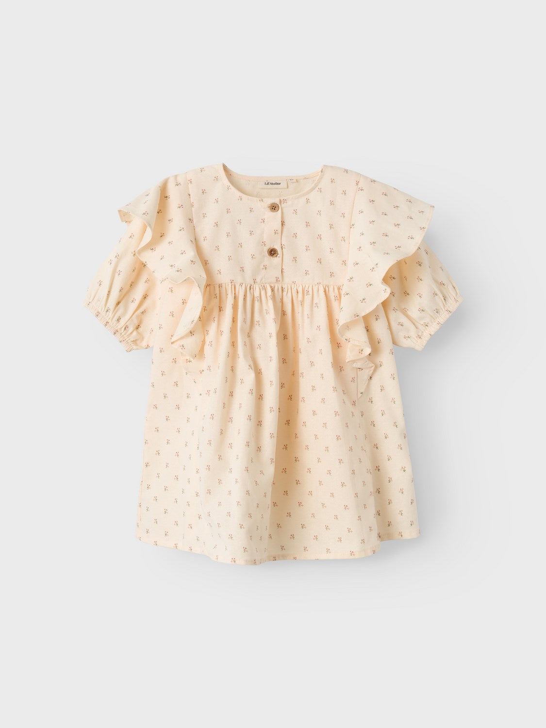 Lil Atelier Mini | Famaja Loose Dress - Turtledove