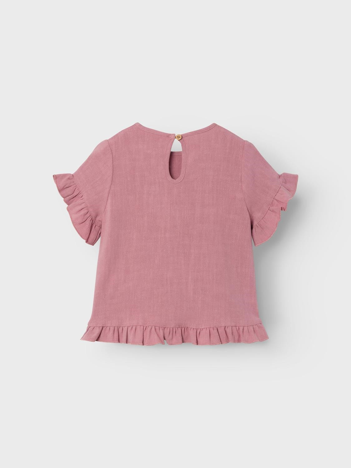 Lil Atelier Mini | Dolie Loose Shirt - Nostalgia Rose