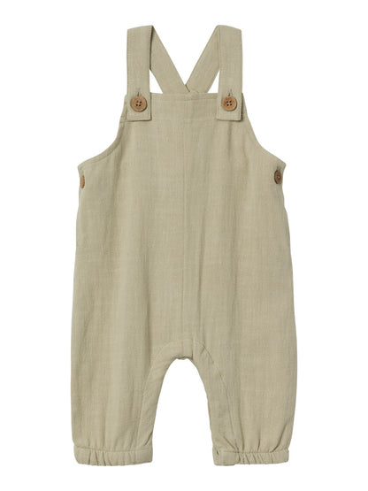 Lil Atelier Baby | Dolie Fin Overall - Moss Gray