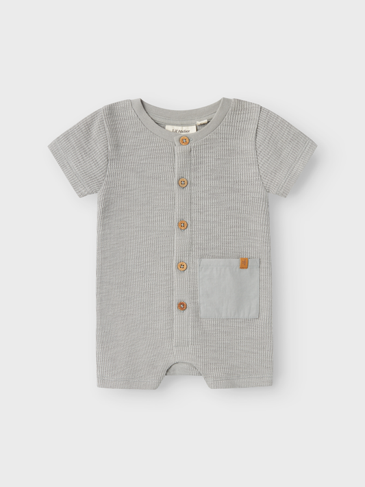 Lil Atelier Baby | Honjo Loose Short Suit - Limestone