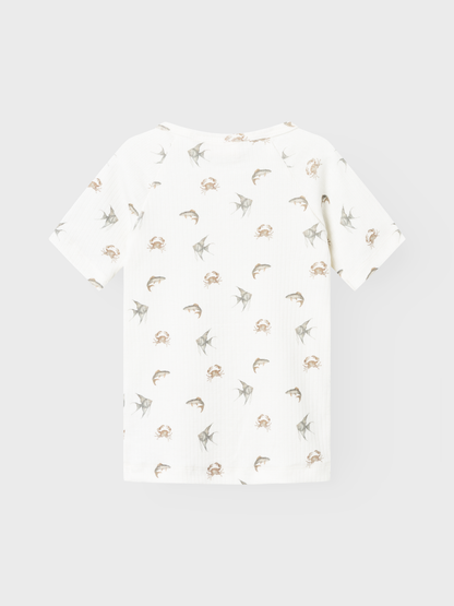 Lil Atelier Mini | Gio Slim Top - Coconut Milk Crab