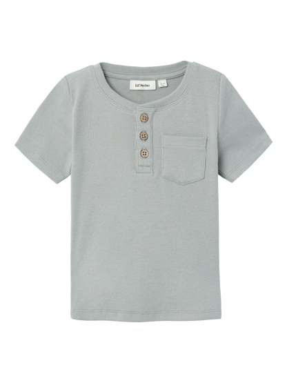 Lil Atelier Mini | Halli Slim Top - Limestone