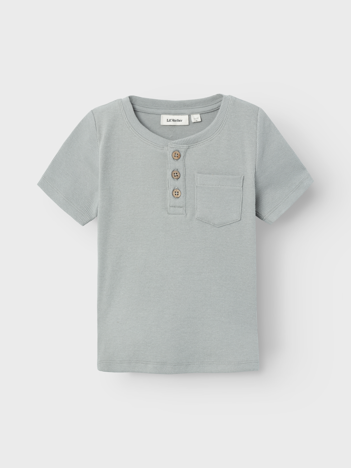 Lil Atelier Mini | Halli Slim Top - Limestone