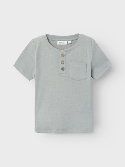 Lil Atelier Mini | Halli Slim Top - Limestone