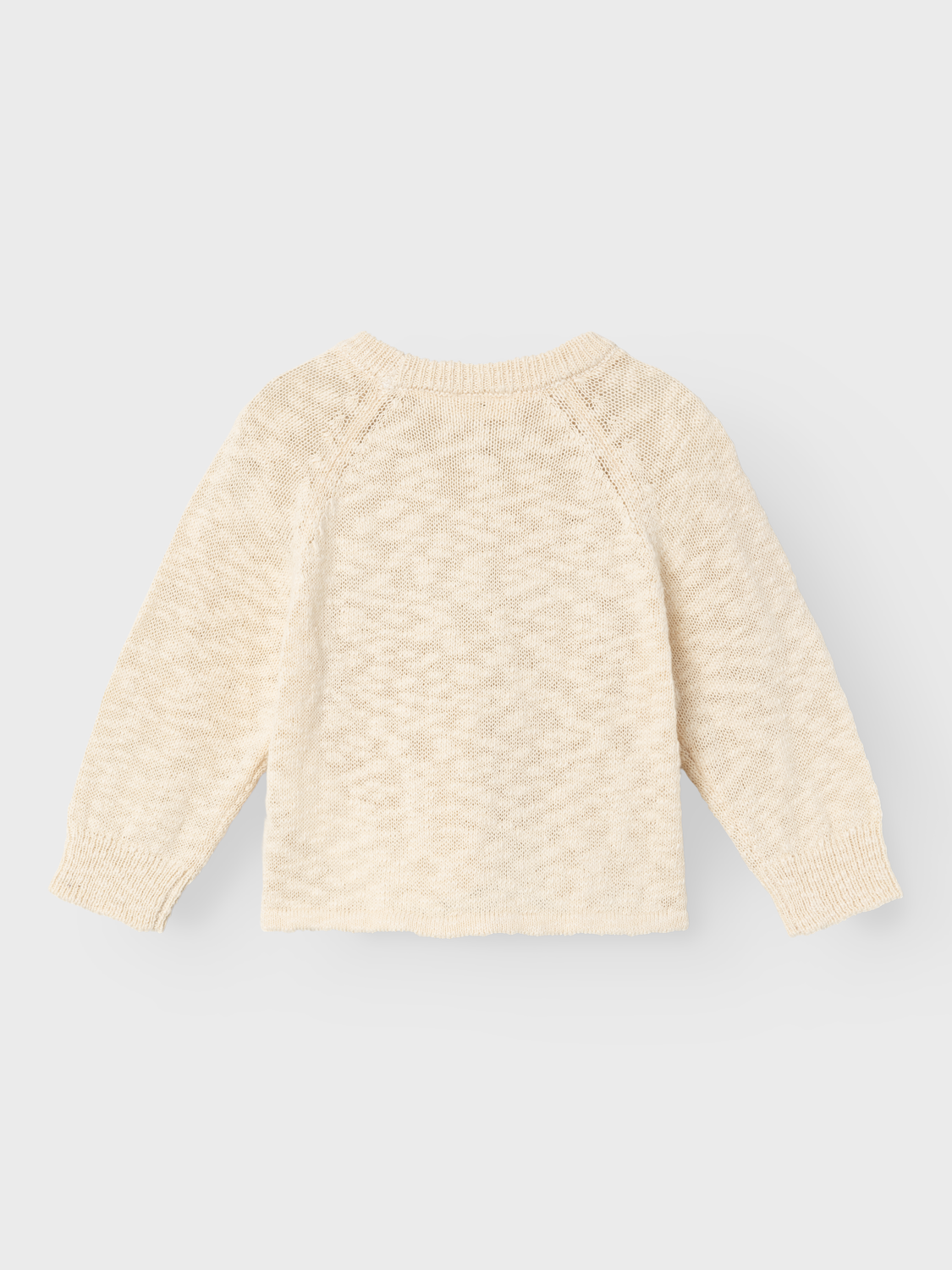 Lil Atelier Mini | Strikket Unisex Genser - Bleached Sand