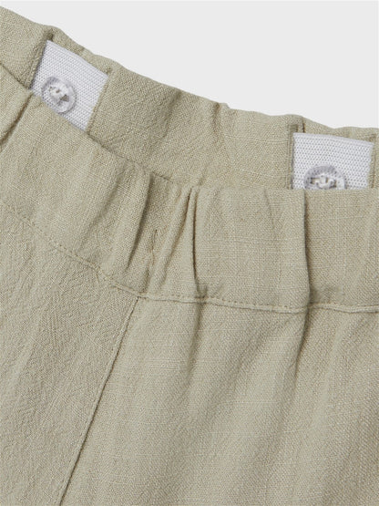 Lil Atelier Mini | Dolie Fin Reg Pant - Moss Gray