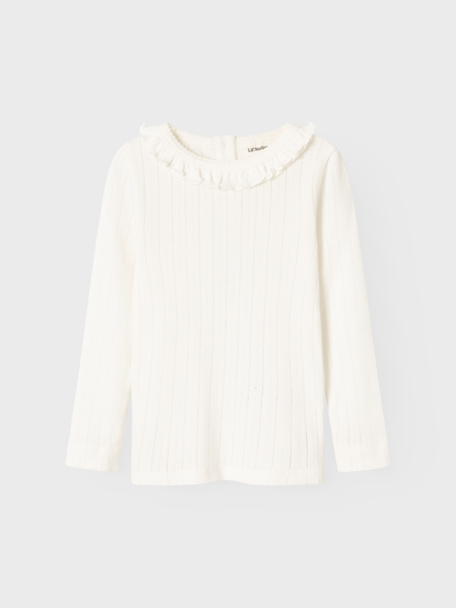 Lil Atelier Mini | Rachel Nis Slim Top - Coconut Milk