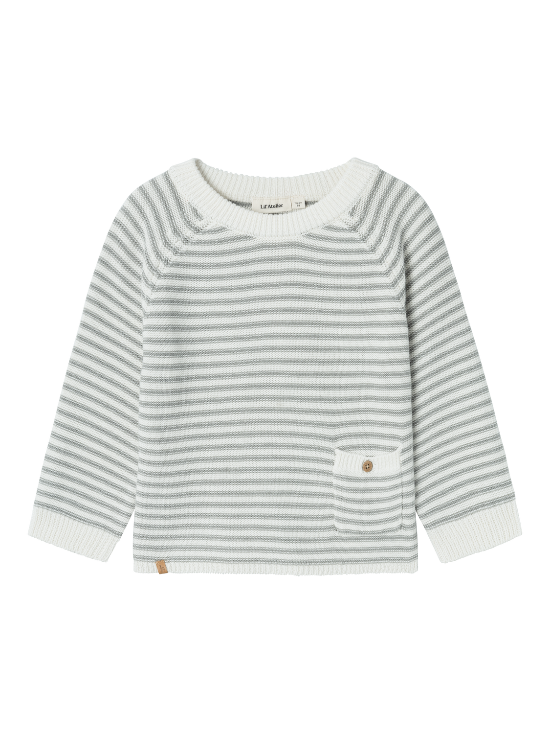 Lil Atelier Mini | Strikket Unisex Genser - Coconut Milk