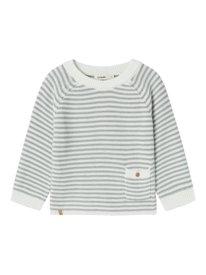 Lil Atelier Mini | Strikket Unisex Genser - Coconut Milk