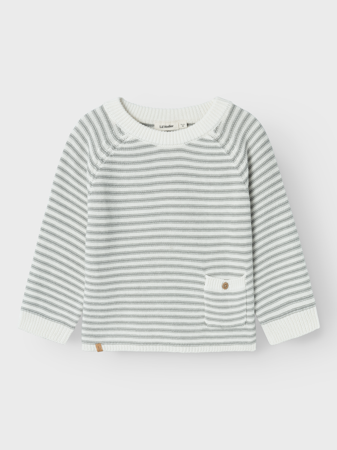 Lil Atelier Mini | Strikket Unisex Genser - Coconut Milk