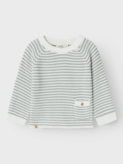 Lil Atelier Mini | Strikket Unisex Genser - Coconut Milk