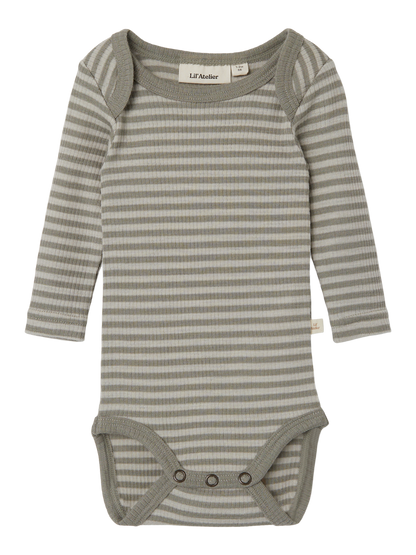 Lil Atelier Baby | Fable Fio Ullbody - Sandshell/Laurel Oak