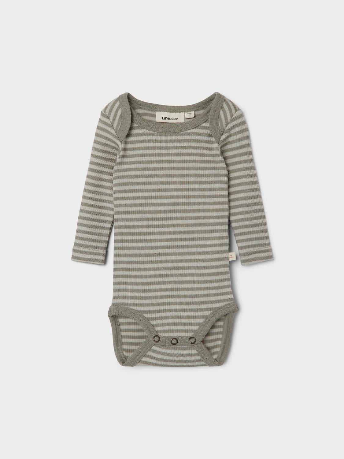 Lil Atelier Baby | Fable Fio Ullbody - Sandshell/Laurel Oak