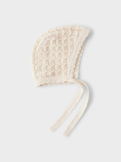 Lil Atelier Baby | Fauci Knit Hat - Sandshell