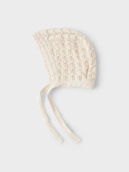 Lil Atelier Baby | Fauci Knit Hat - Sandshell