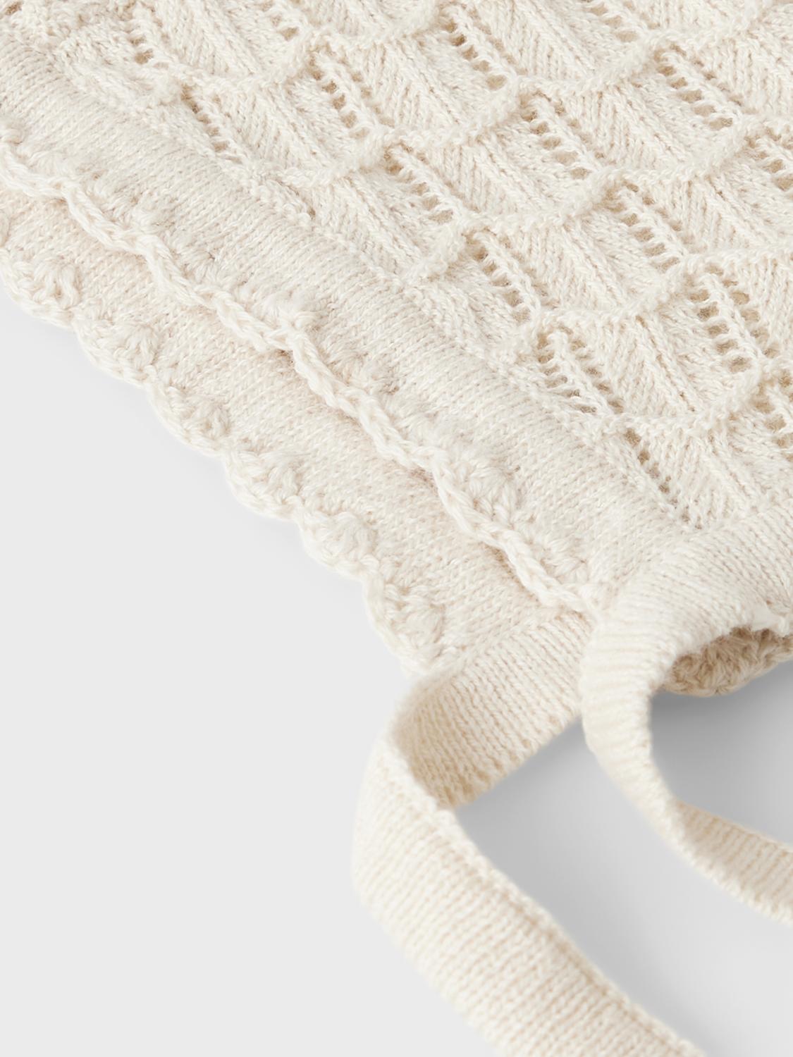 Lil Atelier Baby | Fauci Knit Hat - Sandshell