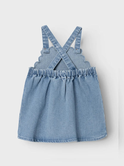 Lil Atelier Baby | Kaja Denim Seleskjørt - Medium Blue Denim