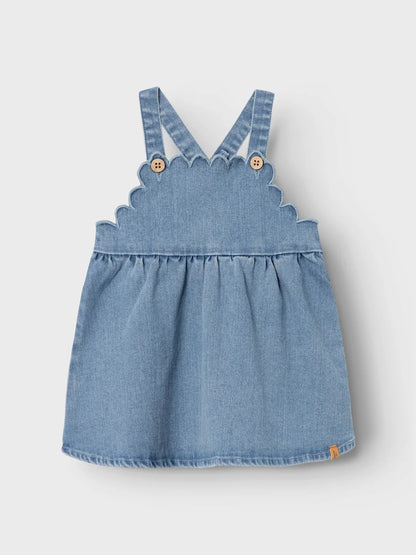 Lil Atelier Baby | Kaja Denim Seleskjørt - Medium Blue Denim