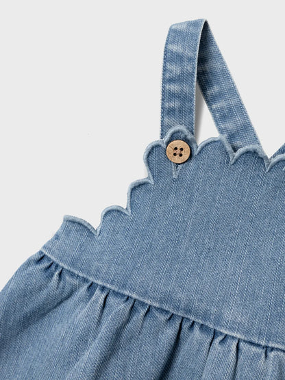 Lil Atelier Baby | Kaja Denim Seleskjørt - Medium Blue Denim