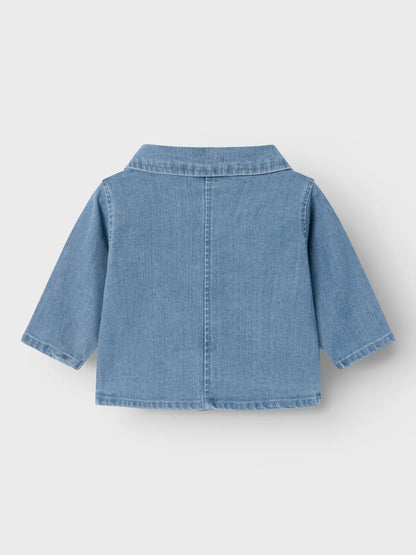 Lil Atelier Baby | Kaja Denim Unisex Jakke - Medium Blue Denim