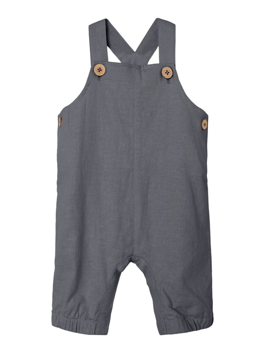 Lil Atelier Baby | Felix Overall - Quiet Shade
