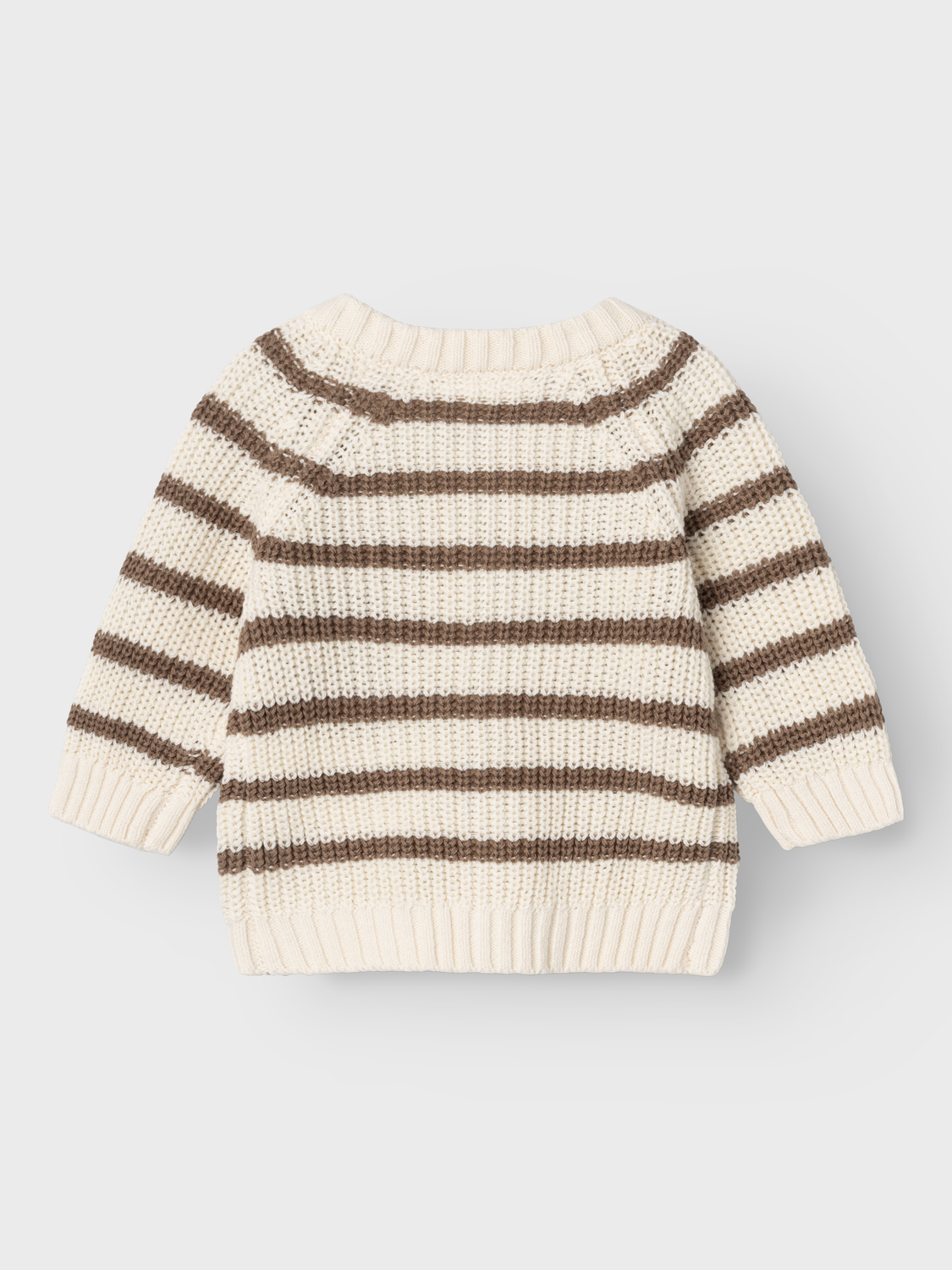 Lil Atelier Baby | Memlen chunky strikket cardigan - Birch