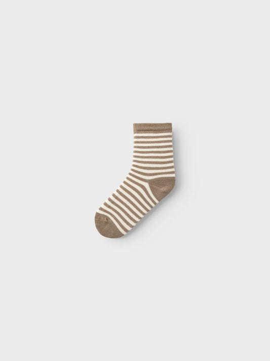 Lil Atelier | Elove stripe sokker -  Birch