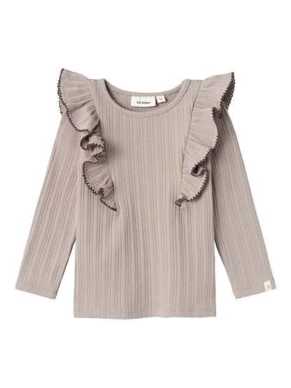 Lil Atelier Mini | Nara Slim Top - Etherea