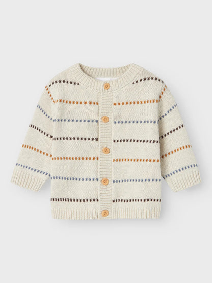 Name It Baby | Folle strikket Cardigan - Peyote Melange