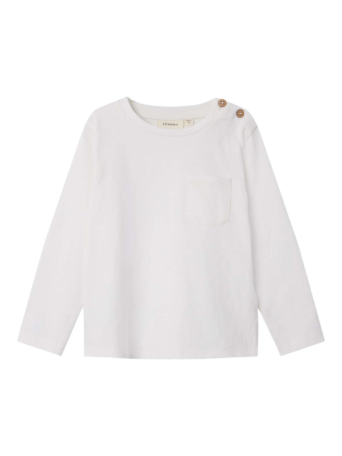 Lil Atelier Mini | Dolan Loose Top - Coconut Milk