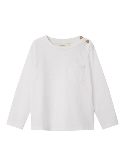 Lil Atelier Mini | Dolan Loose Top - Coconut Milk