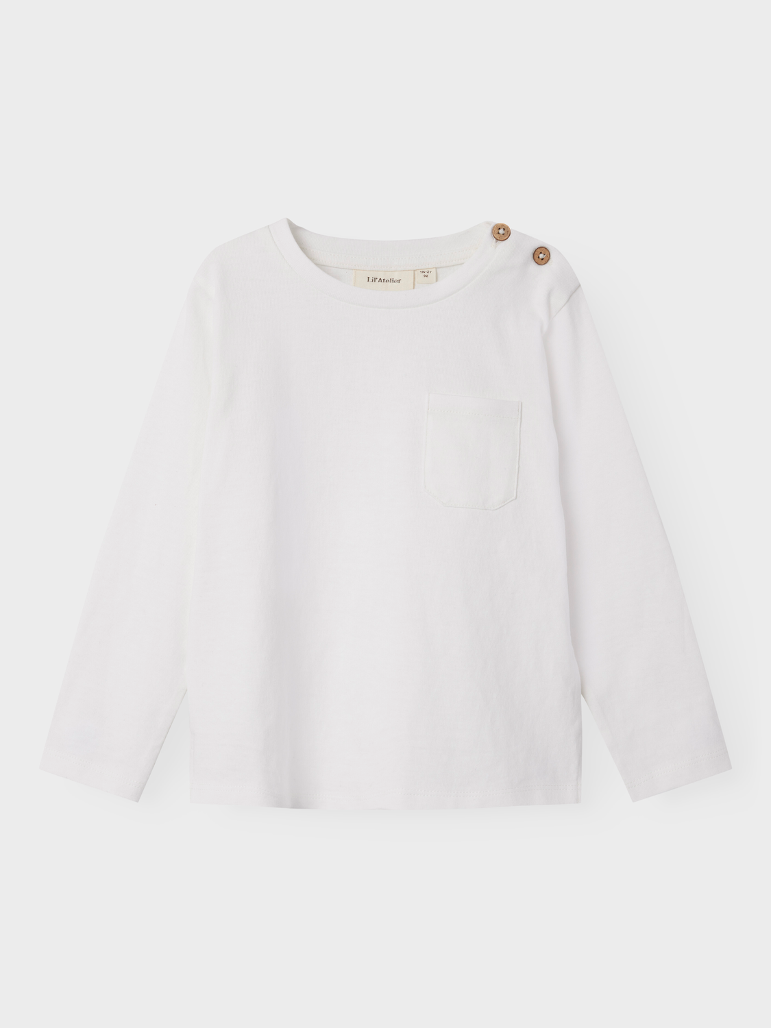 Lil Atelier Mini | Dolan Loose Top - Coconut Milk