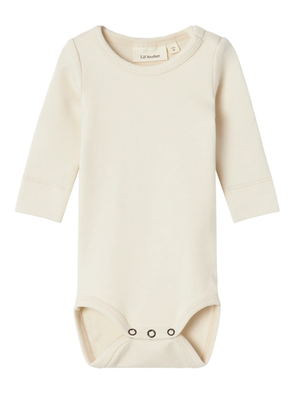 Lil Atelier Baby | Gayo Basic Unisex Body - Turtledove