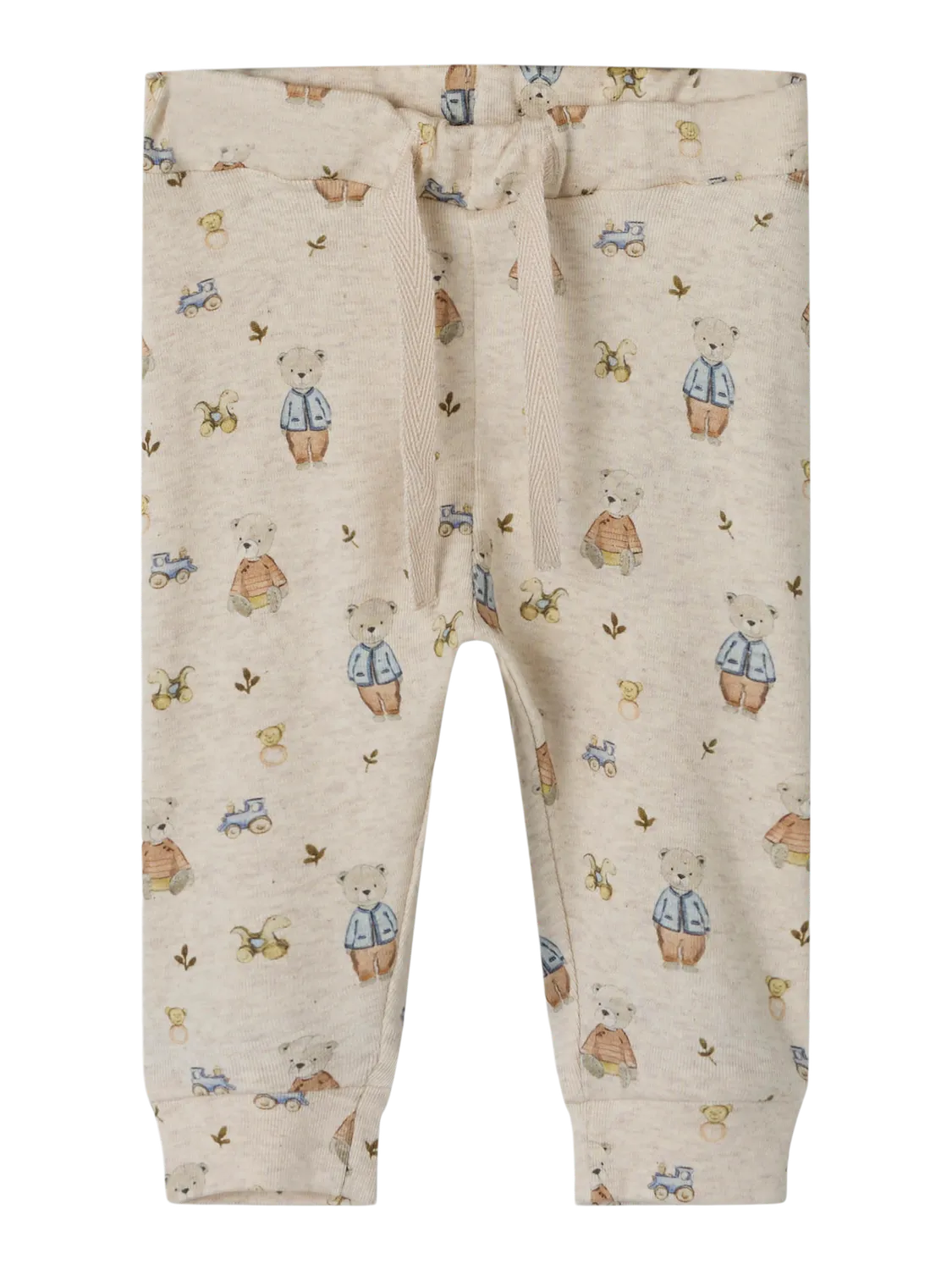 Name it Baby | Stretchy Bomullbukse Bamse - Peyote Melange