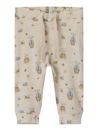 Name it Baby | Stretchy Bomullbukse Bamse - Peyote Melange