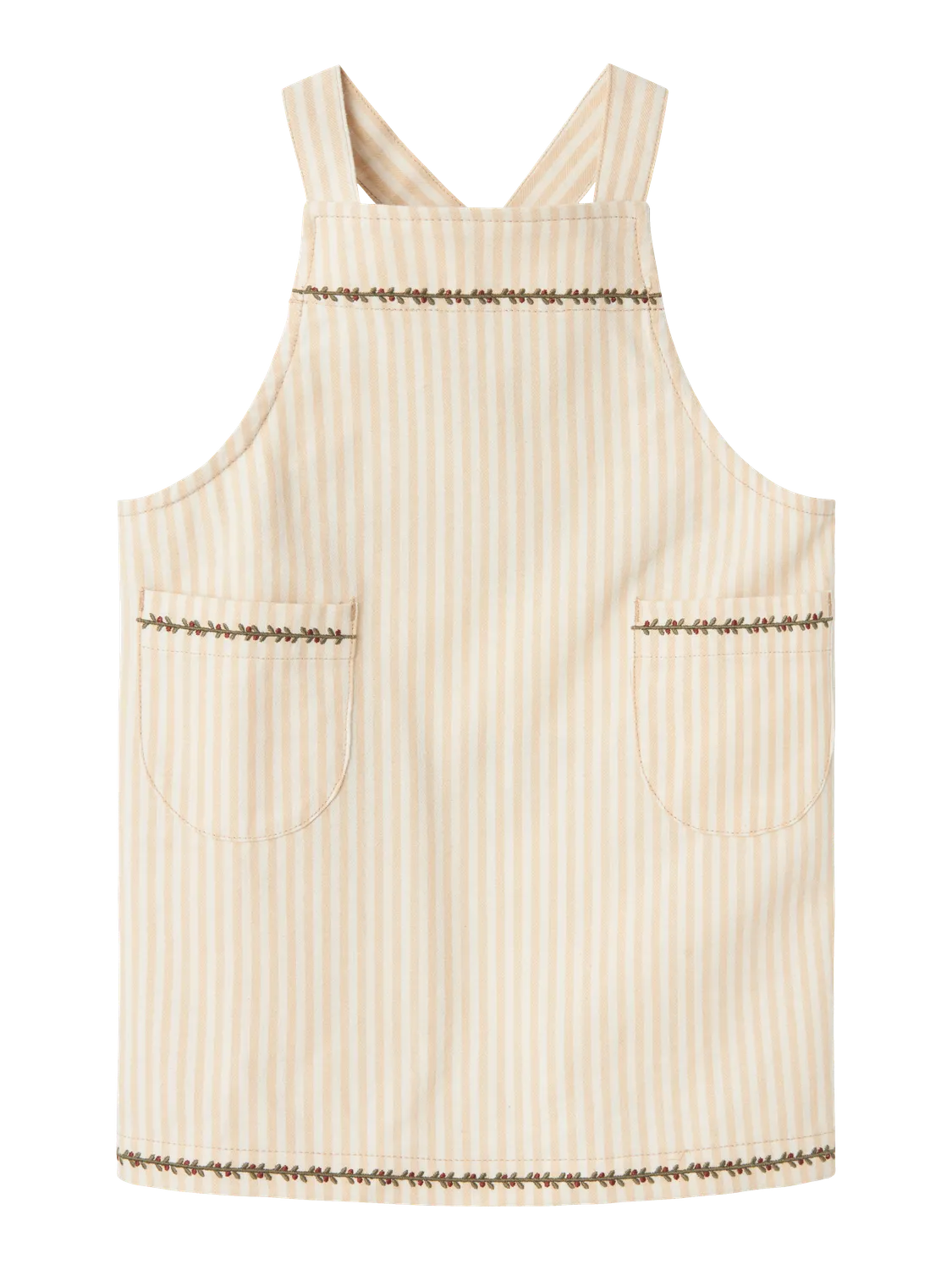 Lil Atelier Mini | Sage Apron juleforkle Unisex - Turtledove