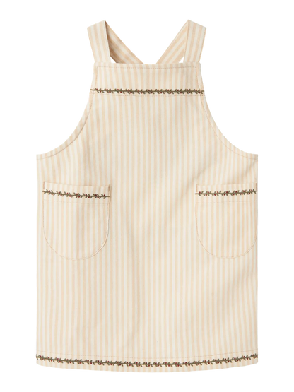 Lil Atelier Mini | Sage Apron juleforkle Unisex - Turtledove