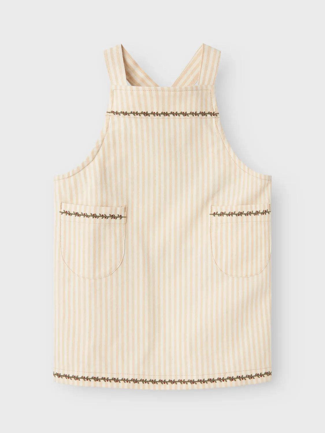 Lil Atelier Mini | Sage Apron juleforkle Unisex - Turtledove