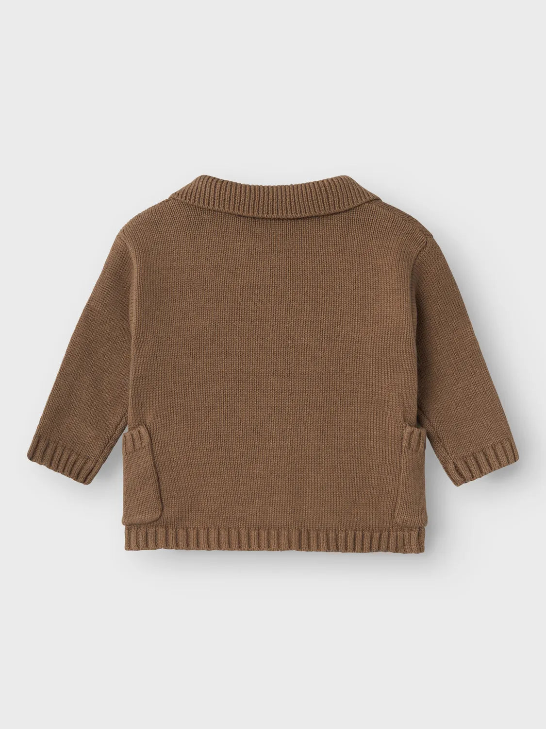 Lil Atelier Baby | Theo Loose knit Cardigan - Shitake