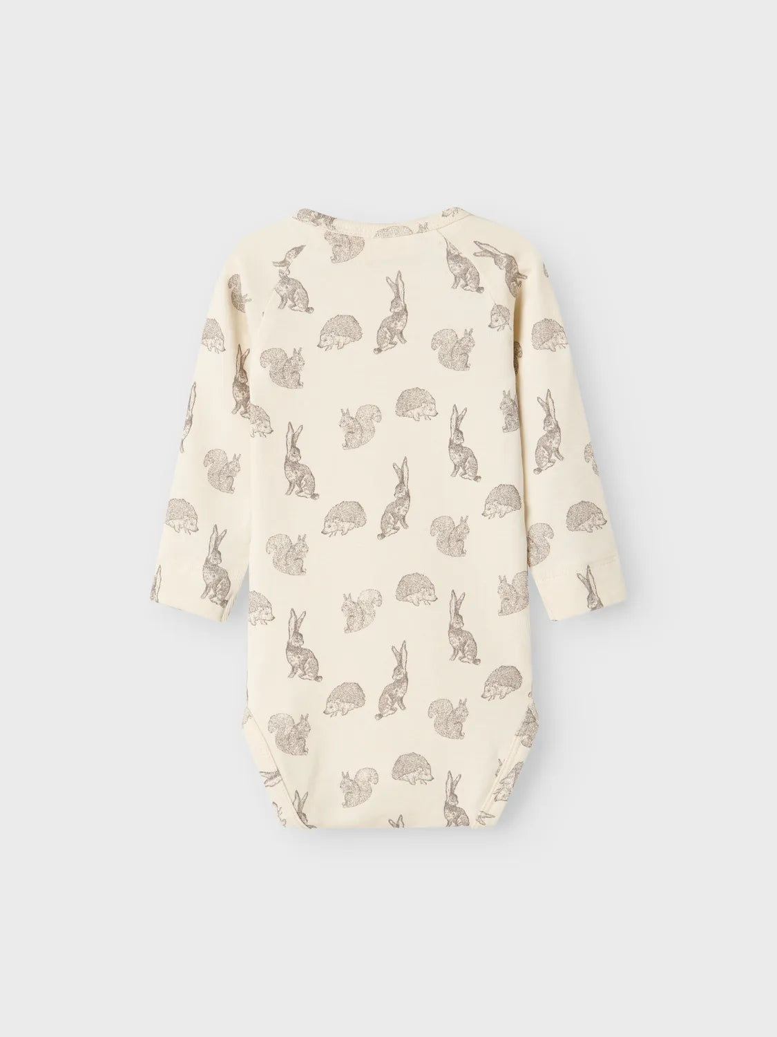 Lil Atelier Baby | Geo Unisex bomulls body - Turtledove