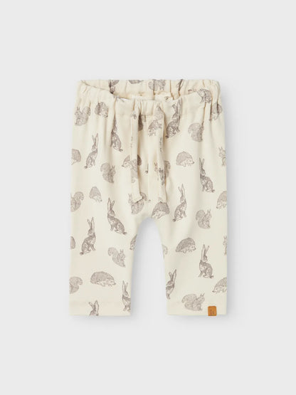 Lil Atelier Baby | Geo Unisex Bukse - Turtledove