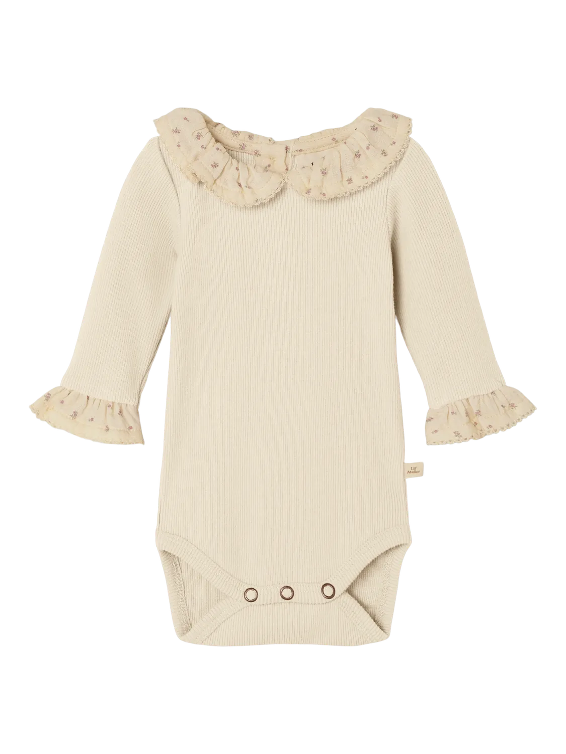 Lil Atelier Baby | Trine Viskose Body - Turtledove