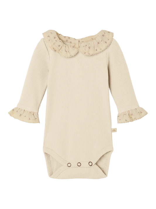 Lil Atelier Baby | Trine Viskose Body - Turtledove