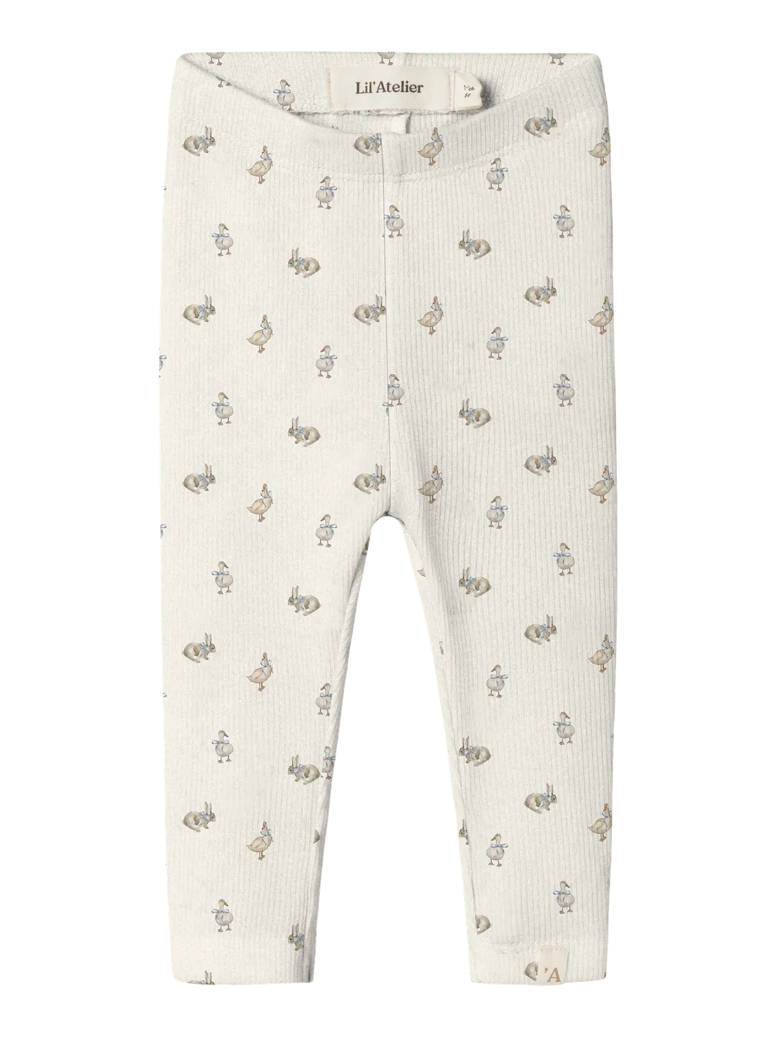 Lil Atelier Baby | Lavo Unisex Leggings - Turtledove KANIN