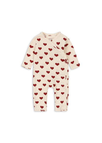 Konges Sløjd | Minnie Pointelle onsie - Amor Rouge