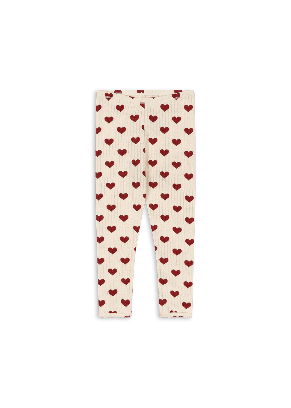 Konges Sløjd | Minnie pointelle leggings - Amour Rouge