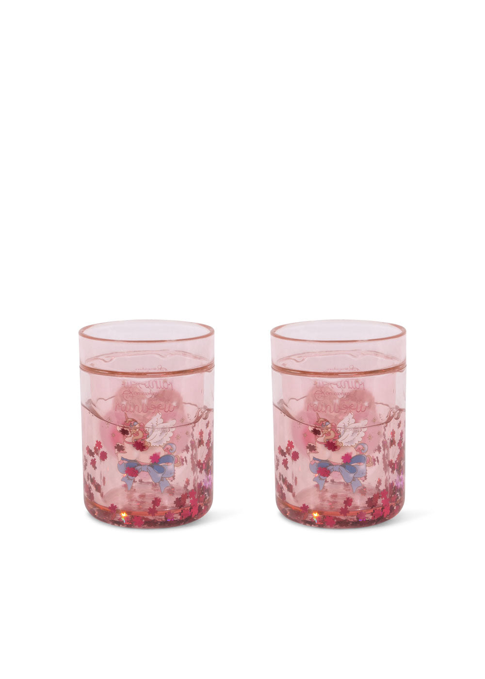 Konges Sløjd | 2 pk Glitterkopper - Enhjørning
