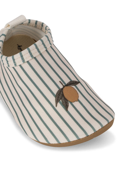 Konges Sløjd | Aster Svømmesko - Tea Stripe