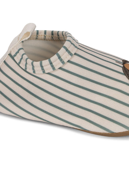Konges Sløjd | Aster Svømmesko - Tea Stripe